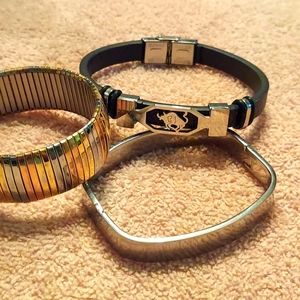 Lot Of Three Costume Bracelets.